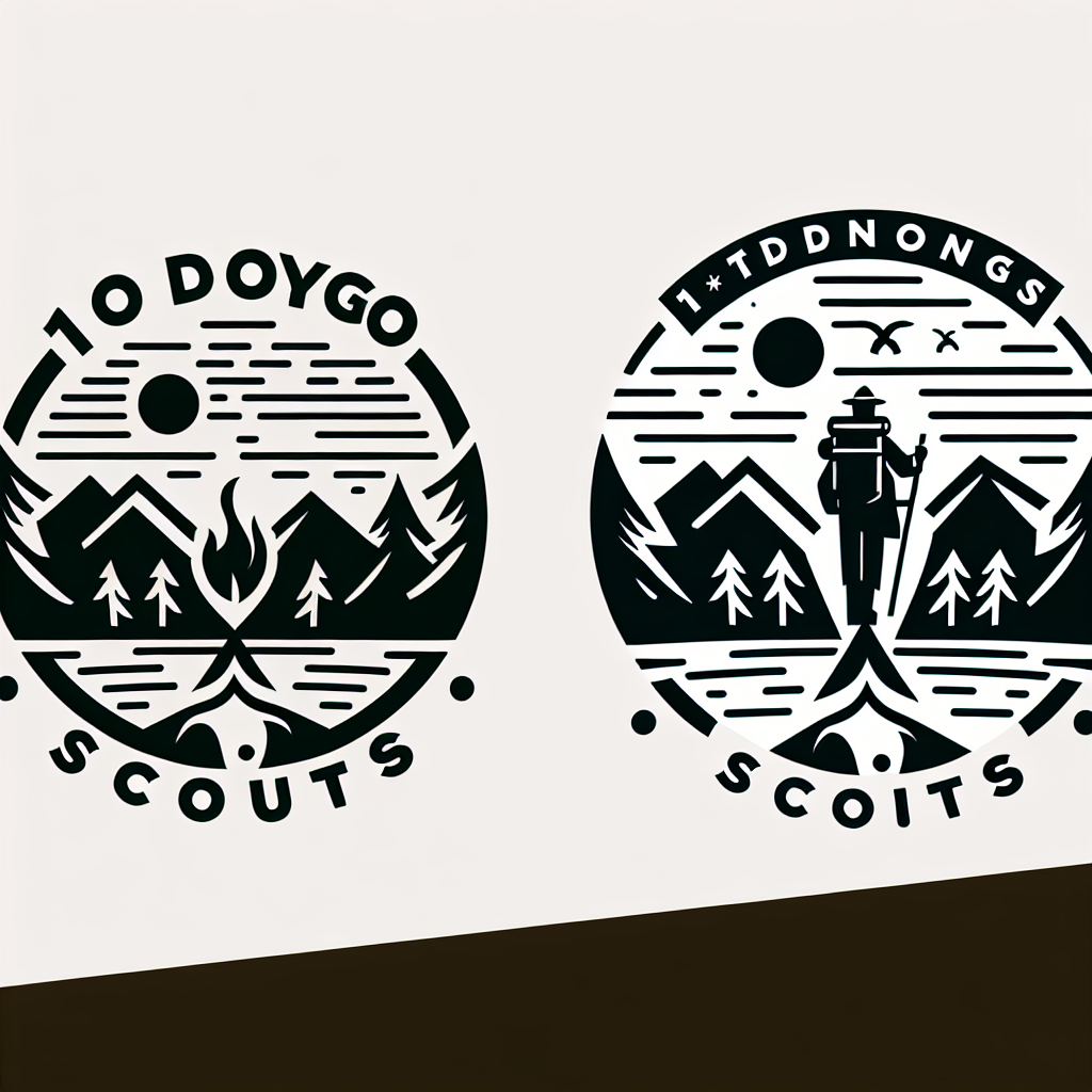 Logo concept for 1stwodongascouts.com.au