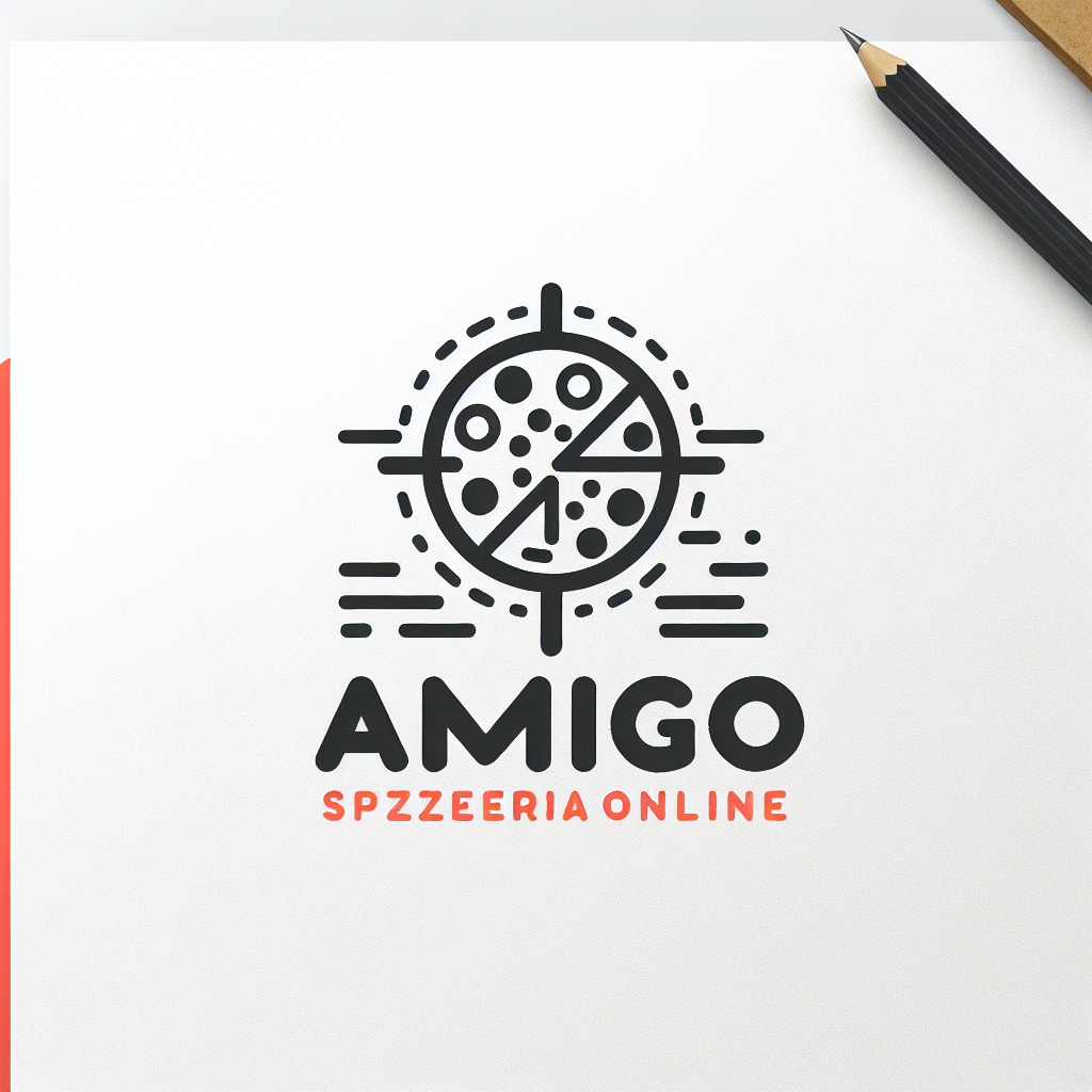 Logo concept for amigospizzeriaonline.com.au