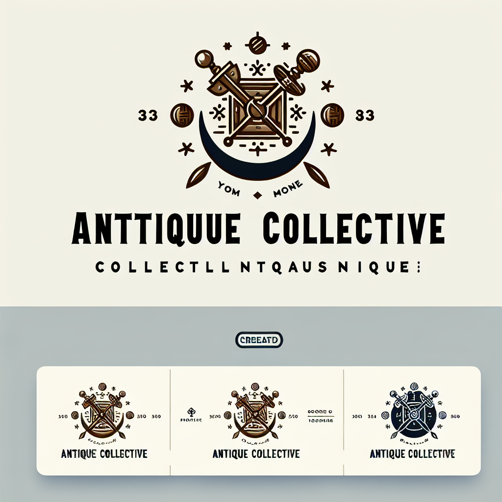 Logo concept for antiquecollective.com.au