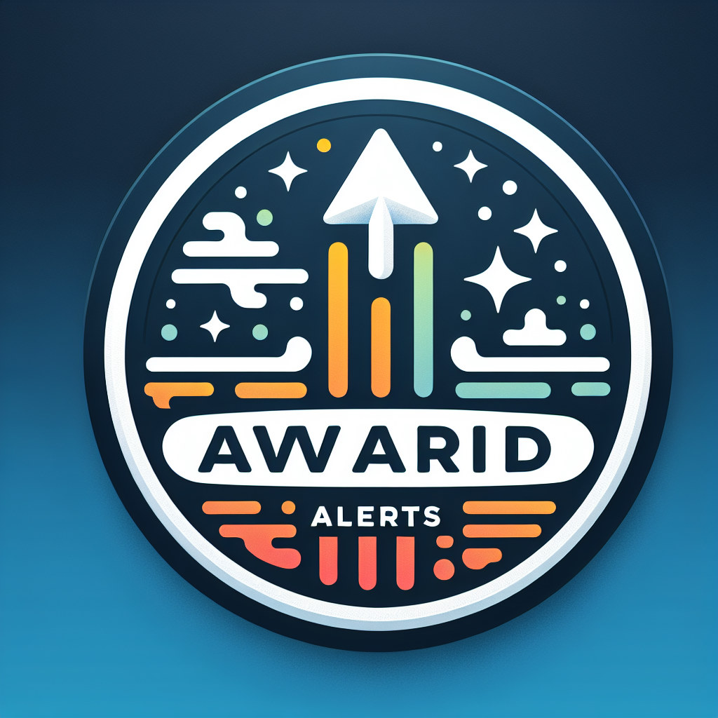Logo concept for awardalerts.au