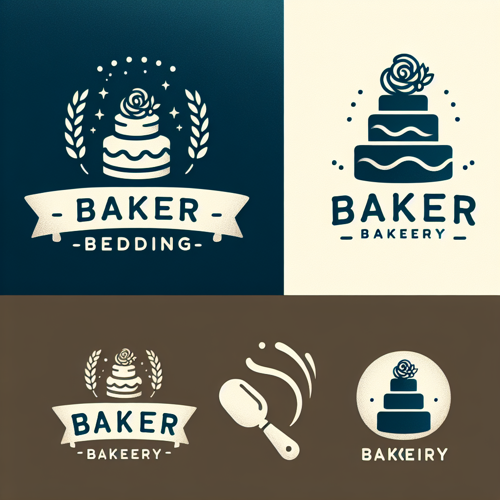 Logo concept for bakerwedding.com.au