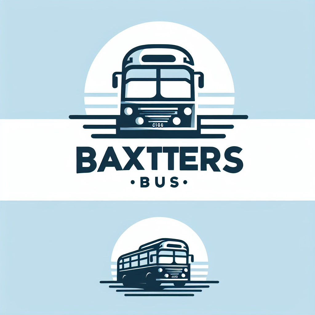 Logo concept for baxtersbus.au