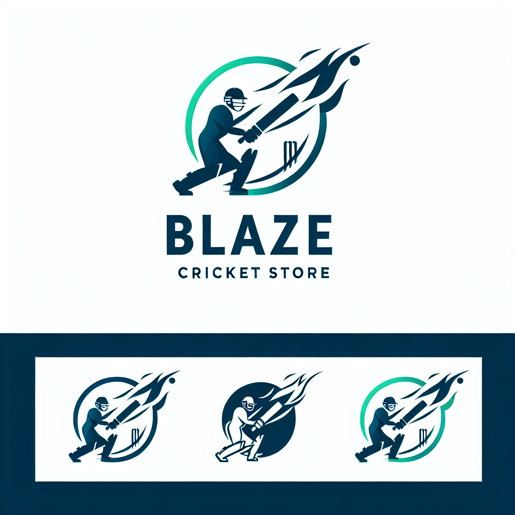 Logo concept for blazecricketstore.com.au