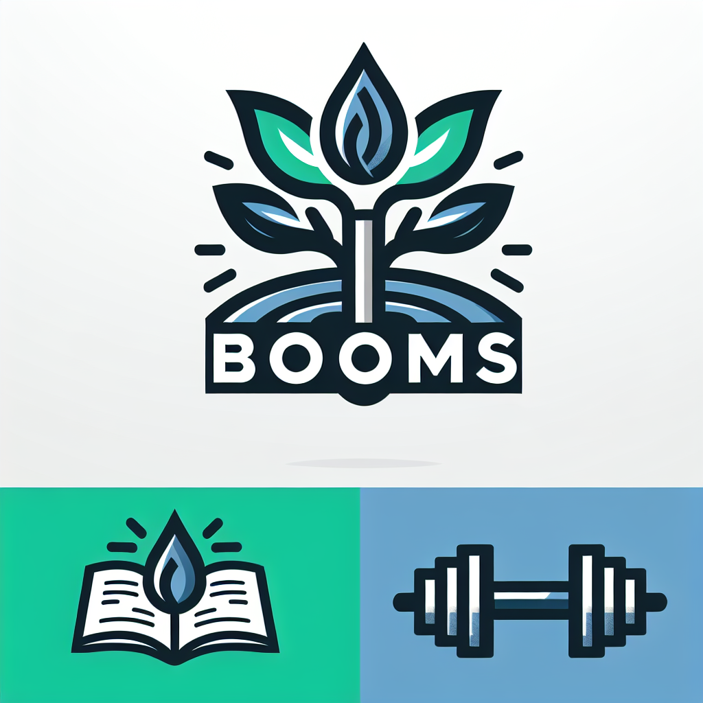 Logo concept for boomsgym.com.au
