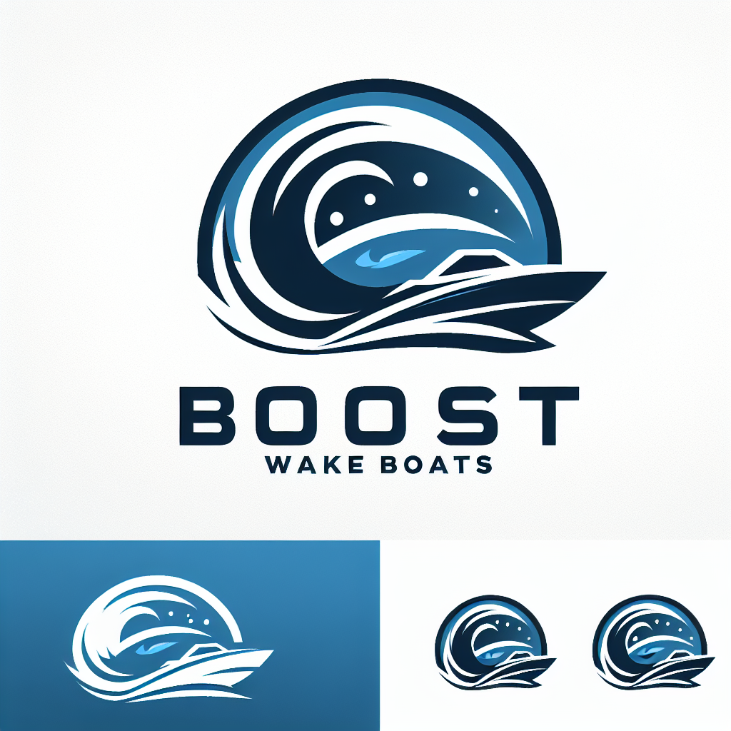 Logo concept for boostwakeboats.com.au