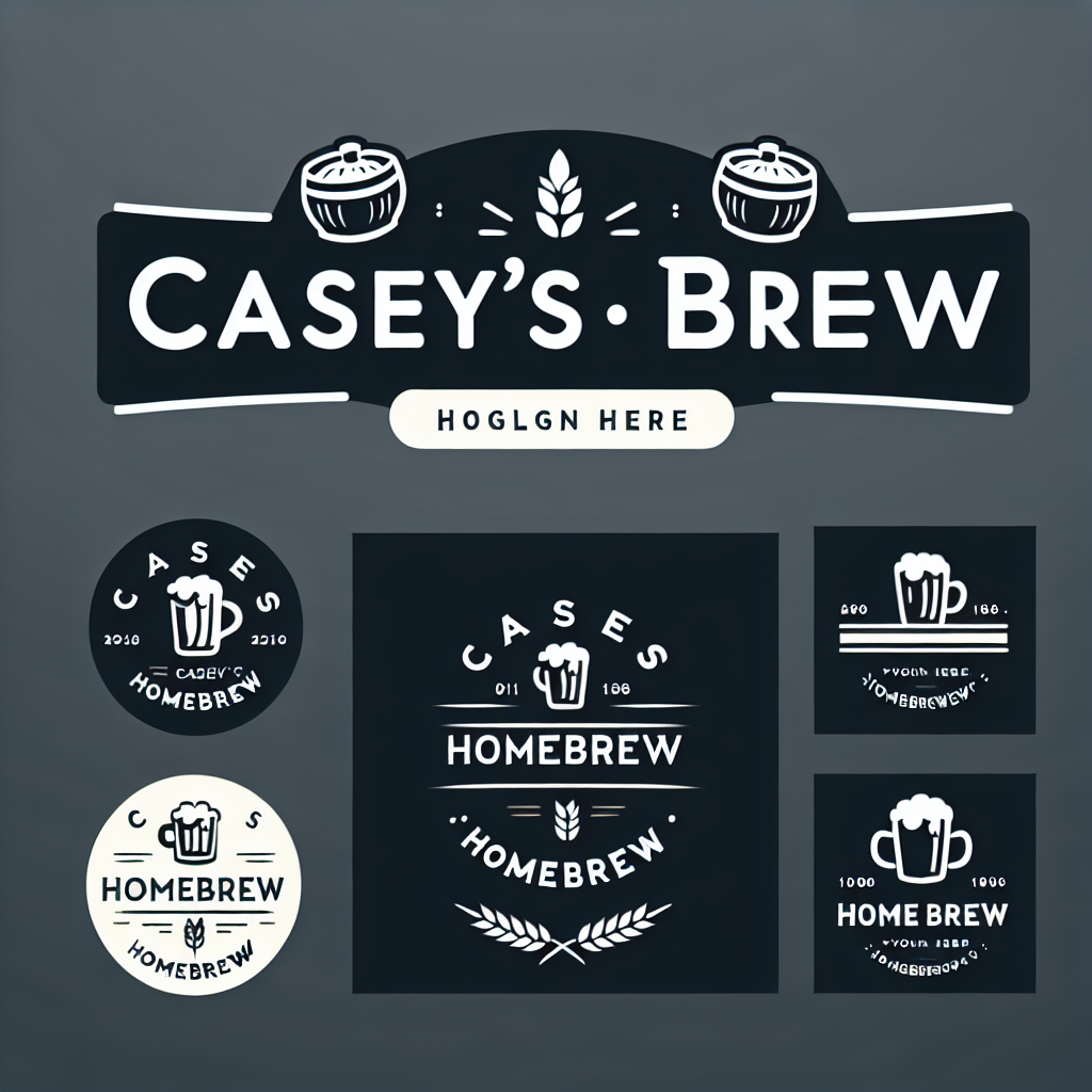 Logo concept for caseyshomebrew.com.au