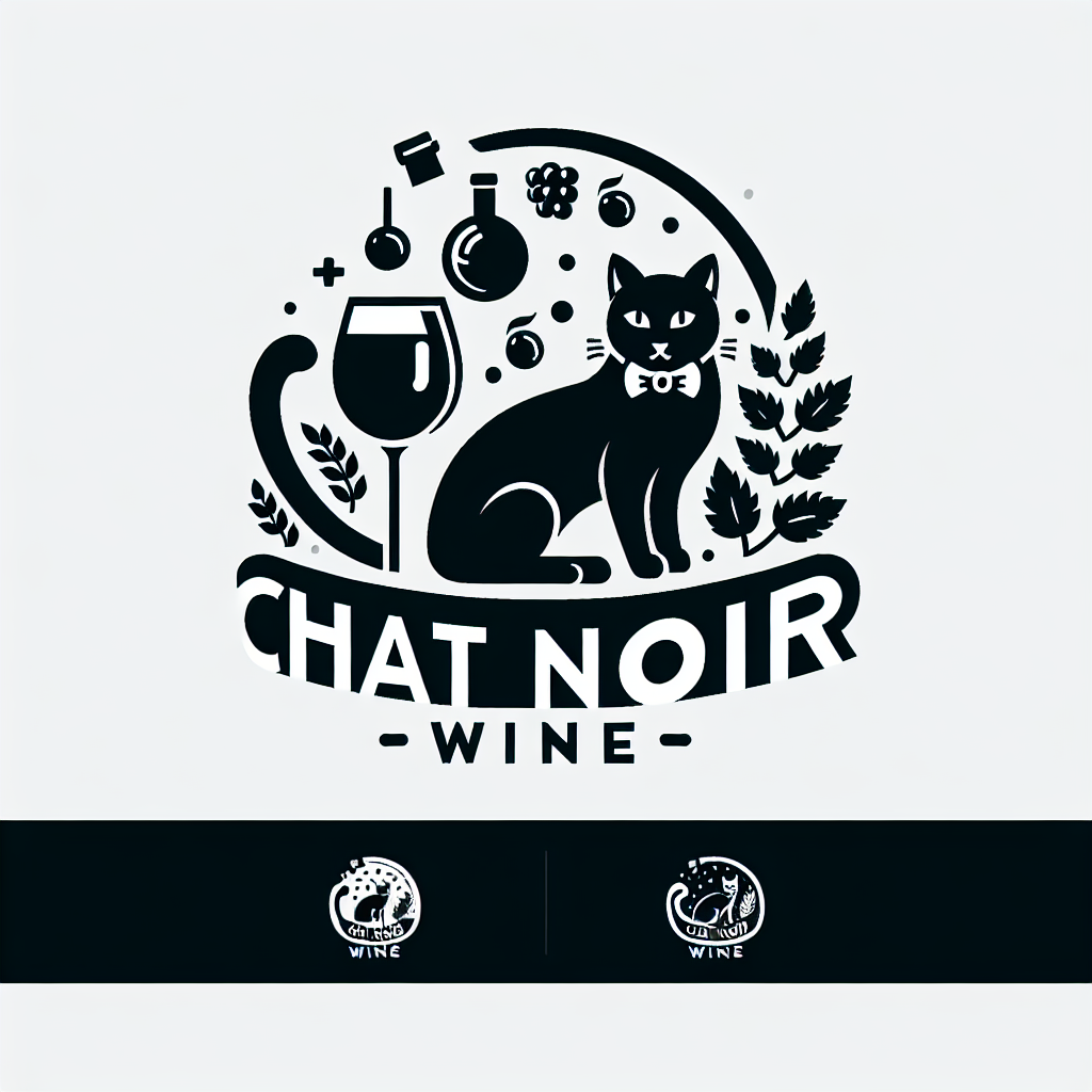 Logo concept for chatnoirwine.com.au