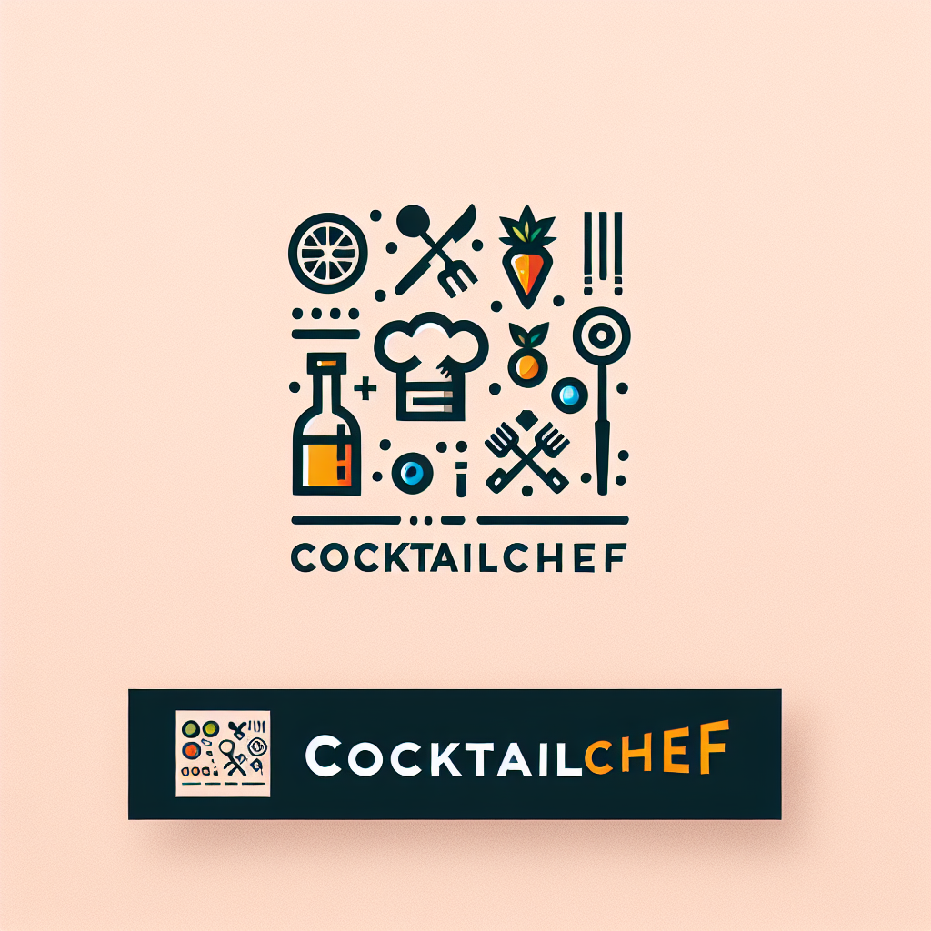 Logo concept for cocktailchef.com.au