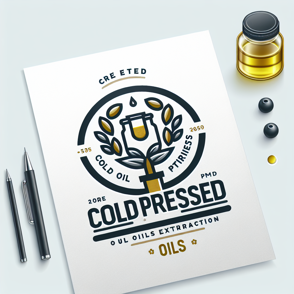 Logo concept for coldpressedoils.com.au