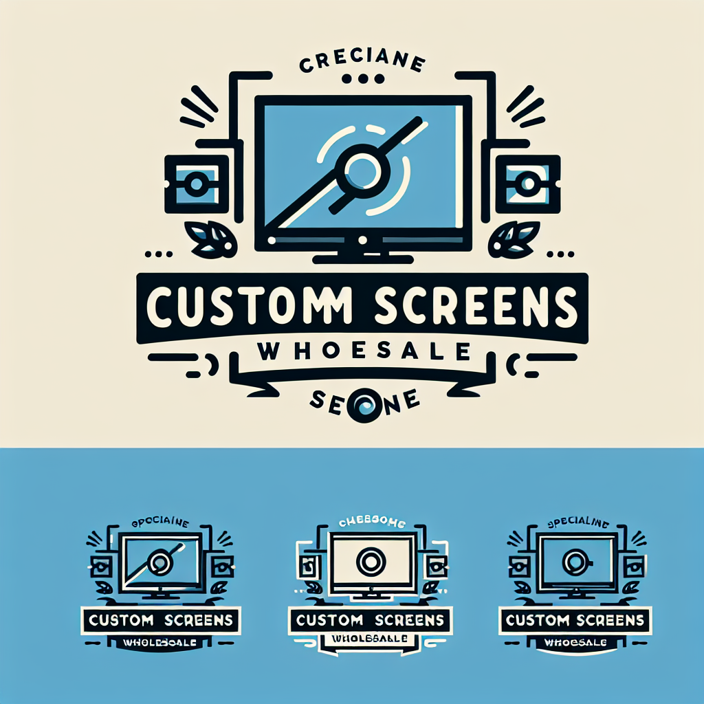 Logo concept for customscreenswholesale.com.au