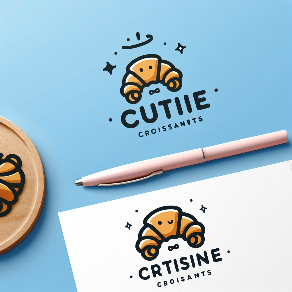 Logo concept for cutiecroissants.com.au