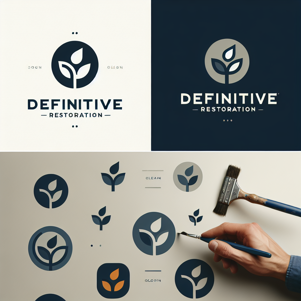 Logo concept for definitiverestoration.com.au