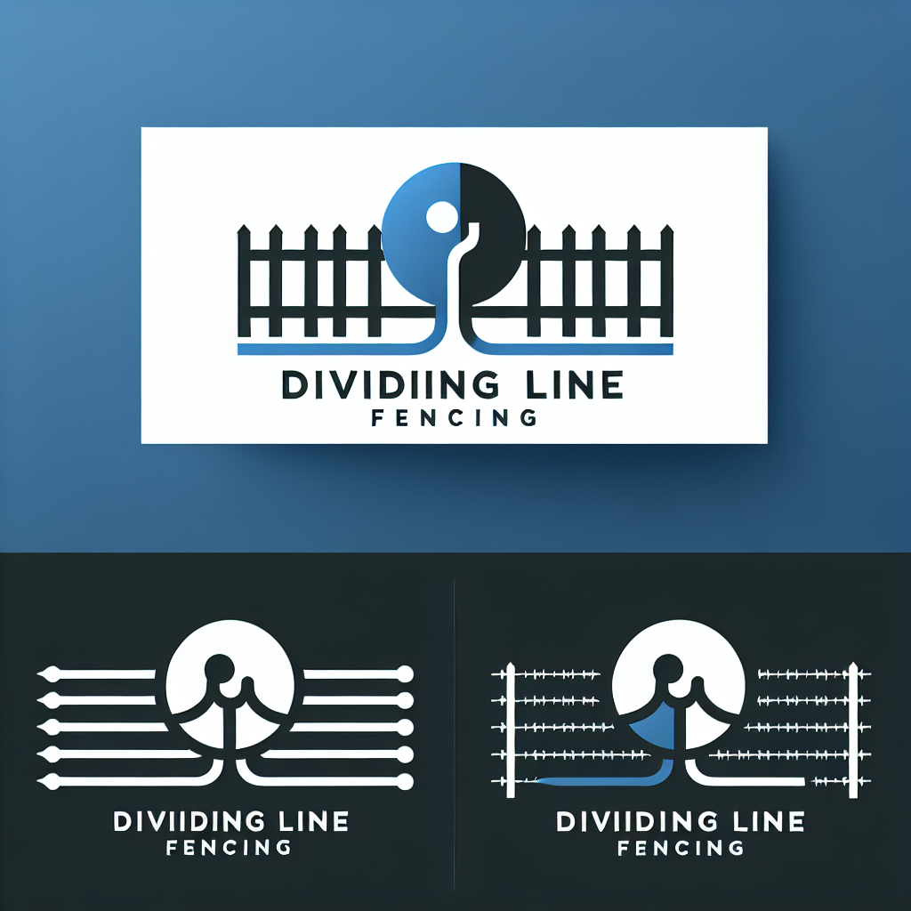 Logo concept for dividinglinefencing.com.au