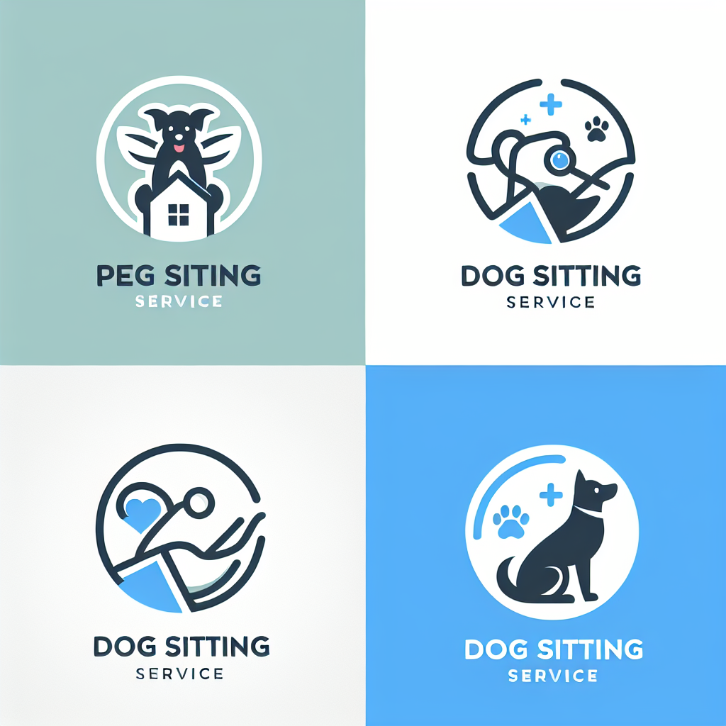 Logo concept for dogsittingservice.com.au