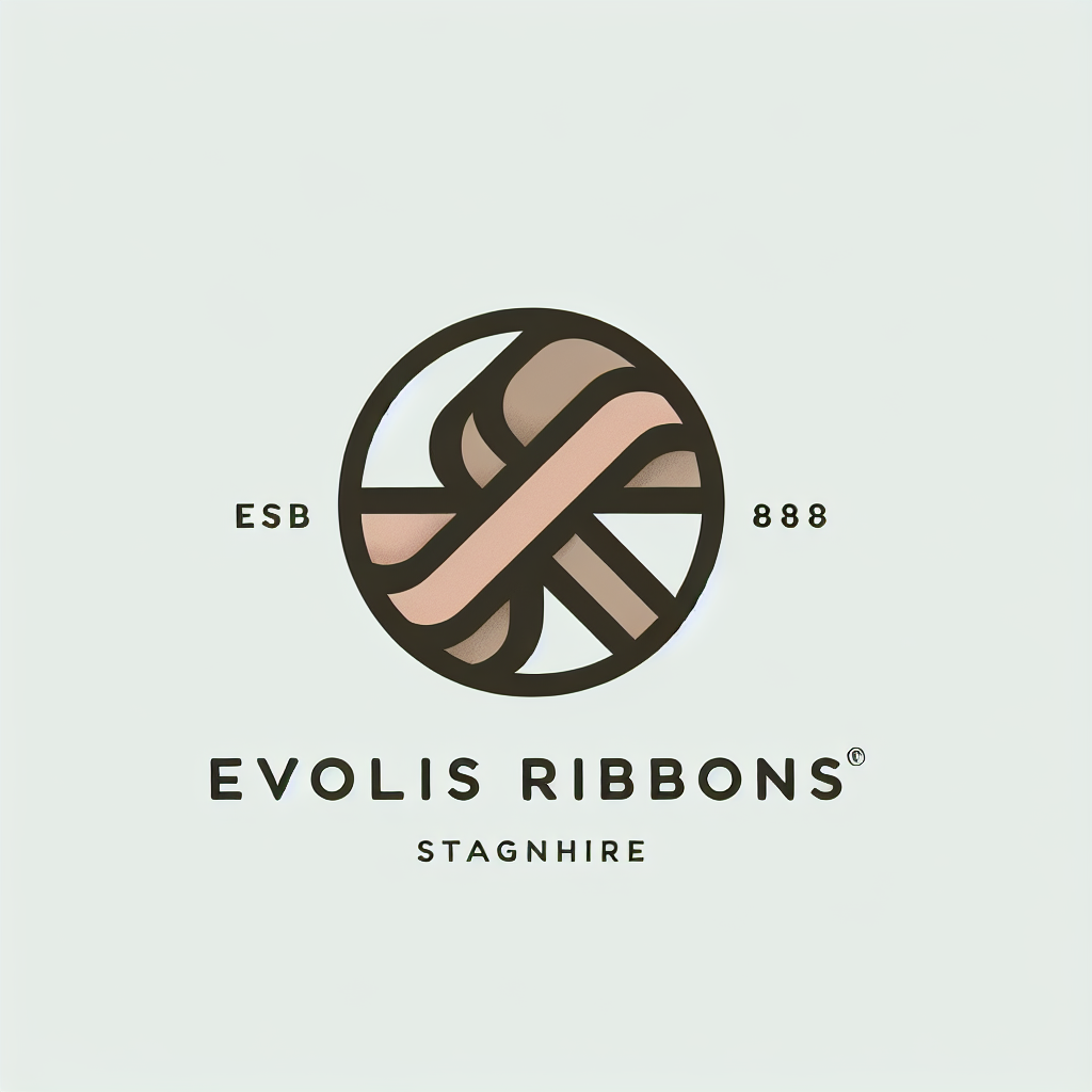 Logo concept for evolisribbons.com.au