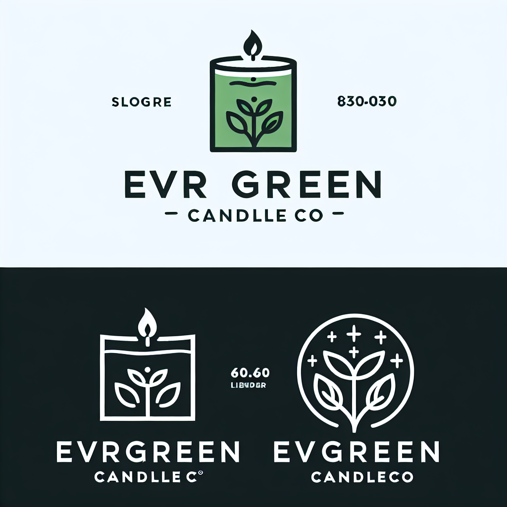 Logo concept for evrgreencandleco.com.au
