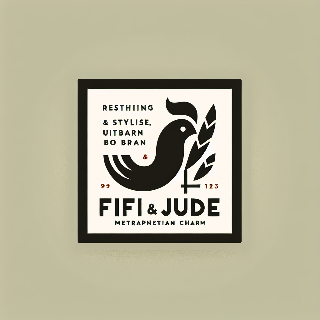 Logo concept for fifiandjude.com.au