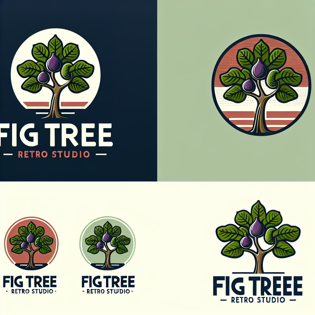 Logo concept for figtreeretrostudio.au