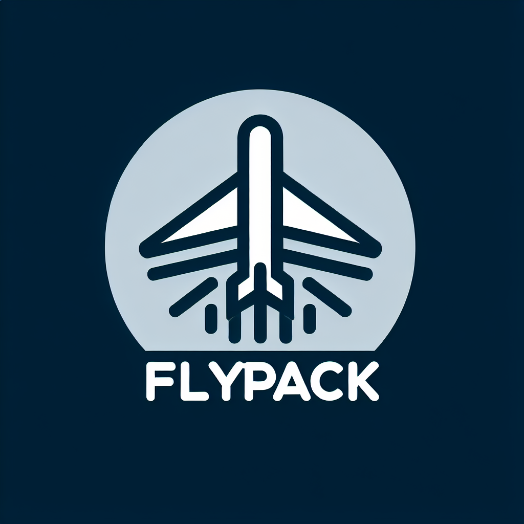 Logo concept for flypack.com.au