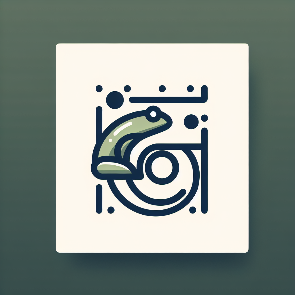 Logo concept for frogonlinemail.com.au