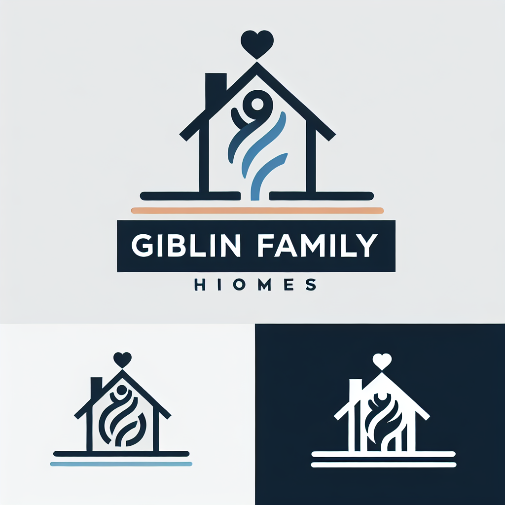 Logo concept for giblinfamilyhomes.com.au