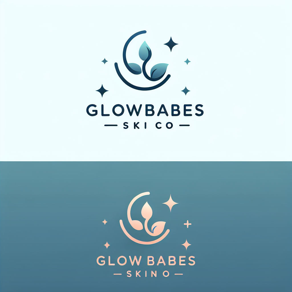 Logo concept for glowbabeskinco.com.au
