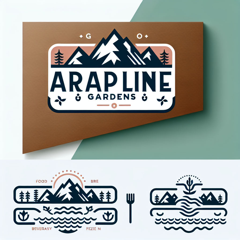 Logo concept for greatalpinegardens.com.au