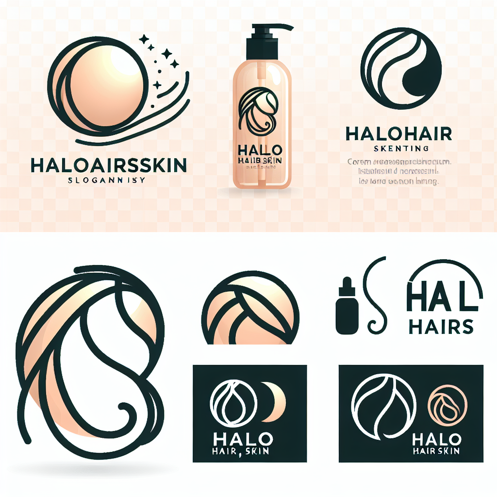 Logo concept for halohairskin.com.au