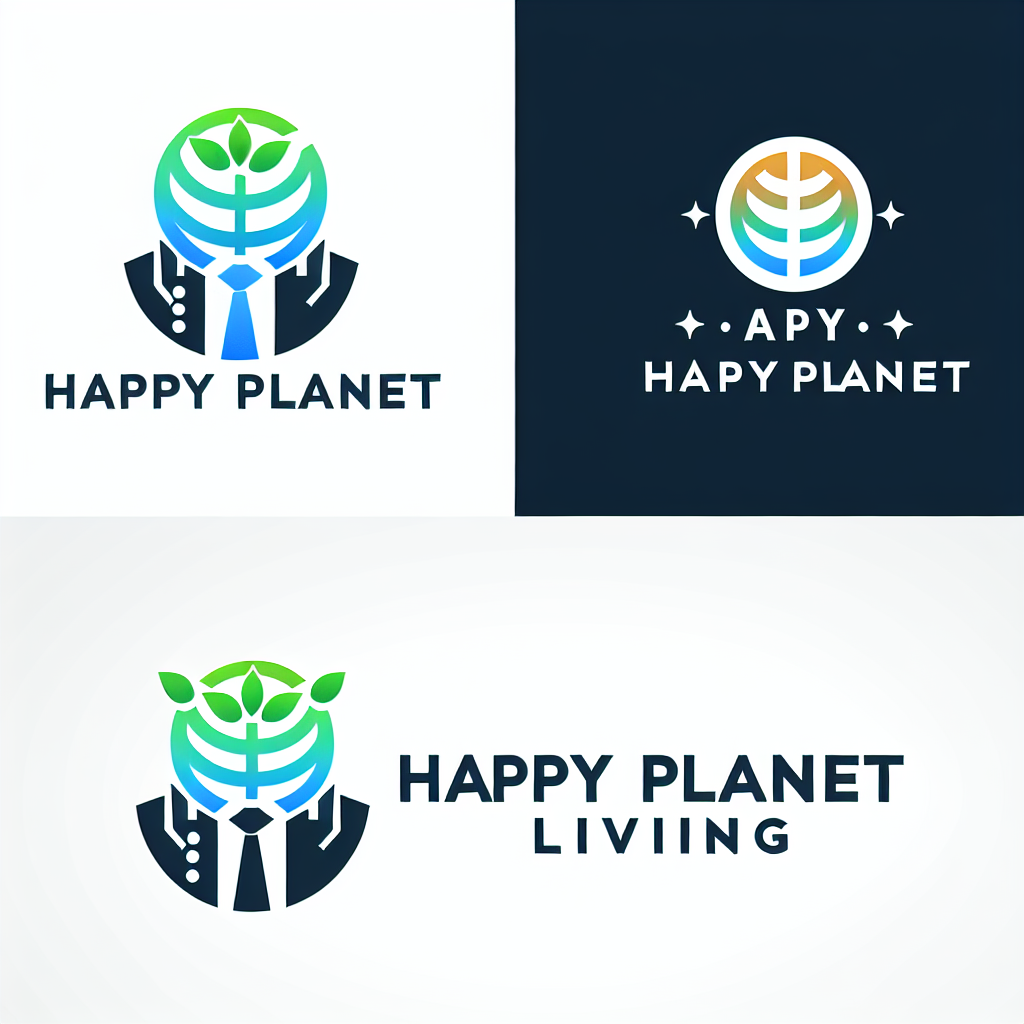 Logo concept for happyplanetliving.com.au