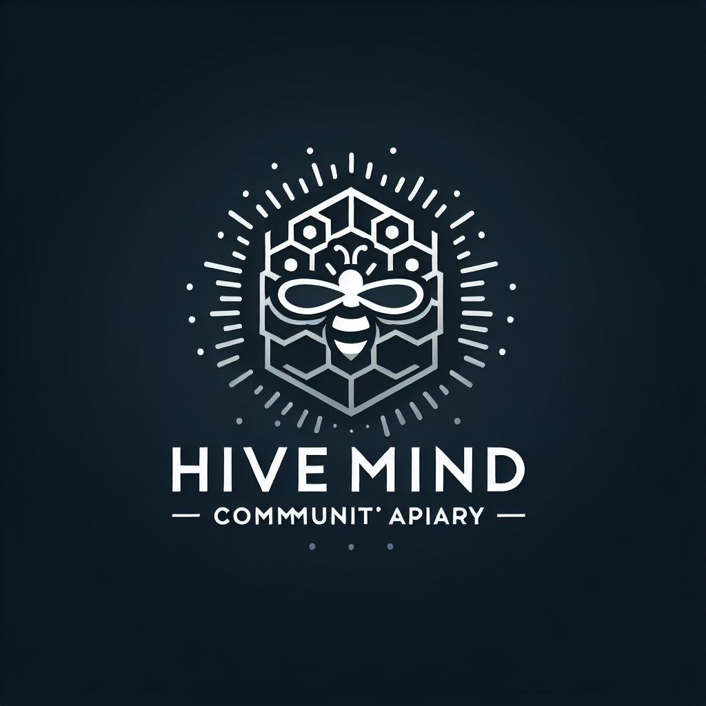 Logo concept for hivemindcommunityapiary.com.au