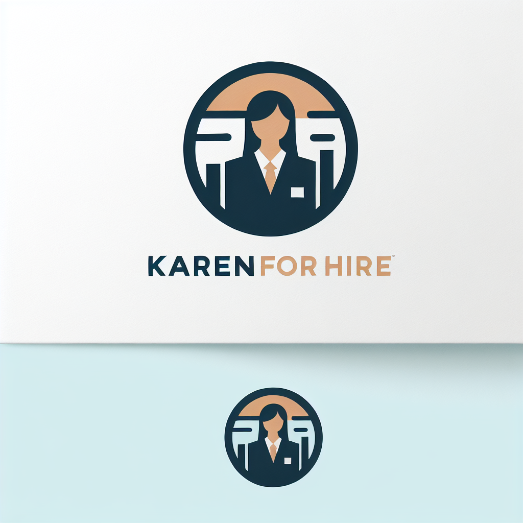 Logo concept for karenforhire.com.au