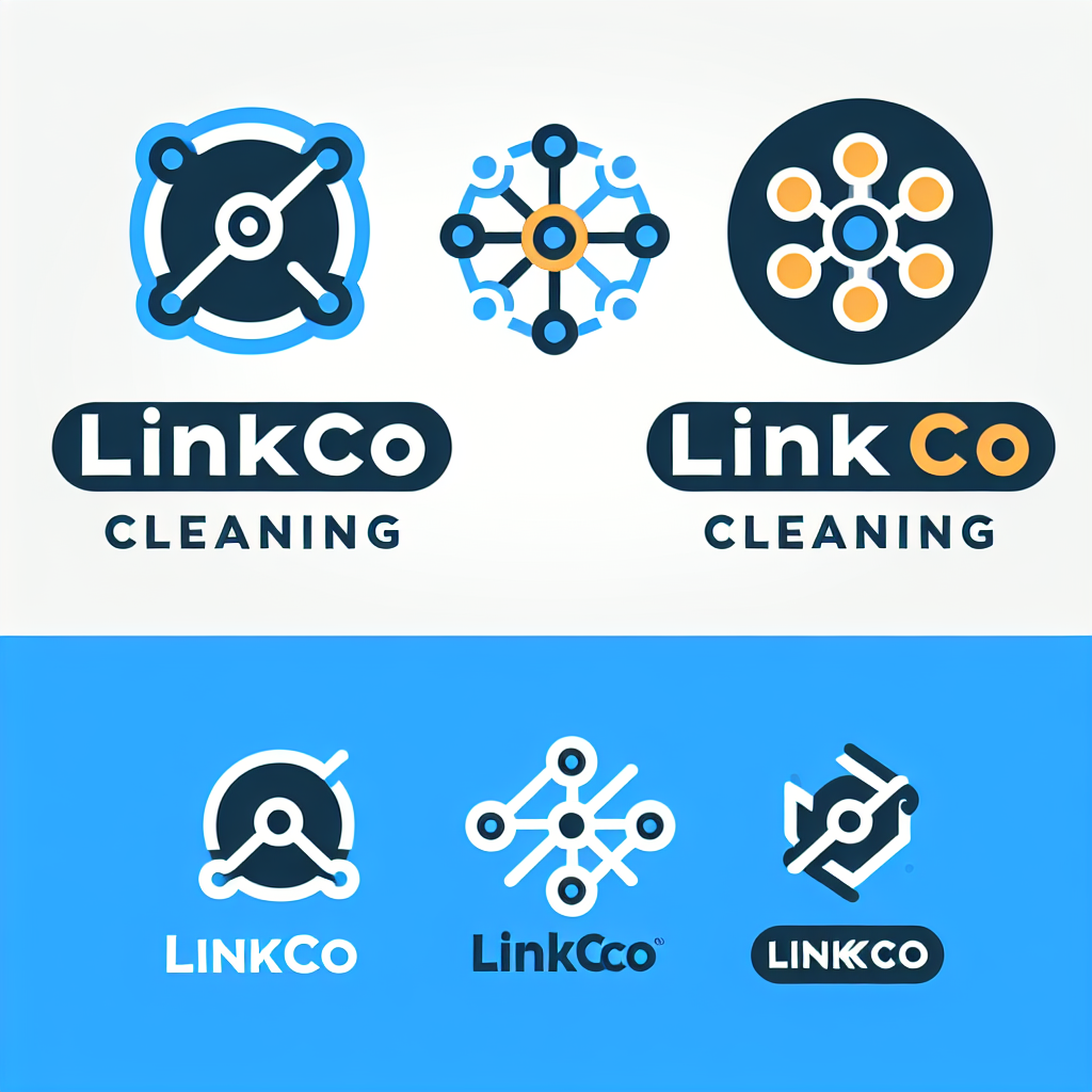 Logo concept for linkcocleaning.com.au