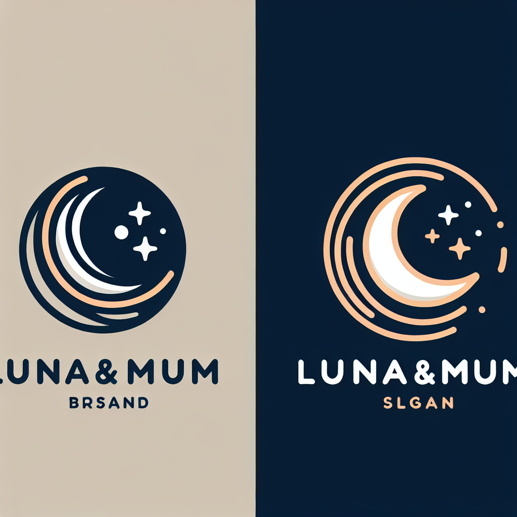 Logo concept for lunaandmum.com.au