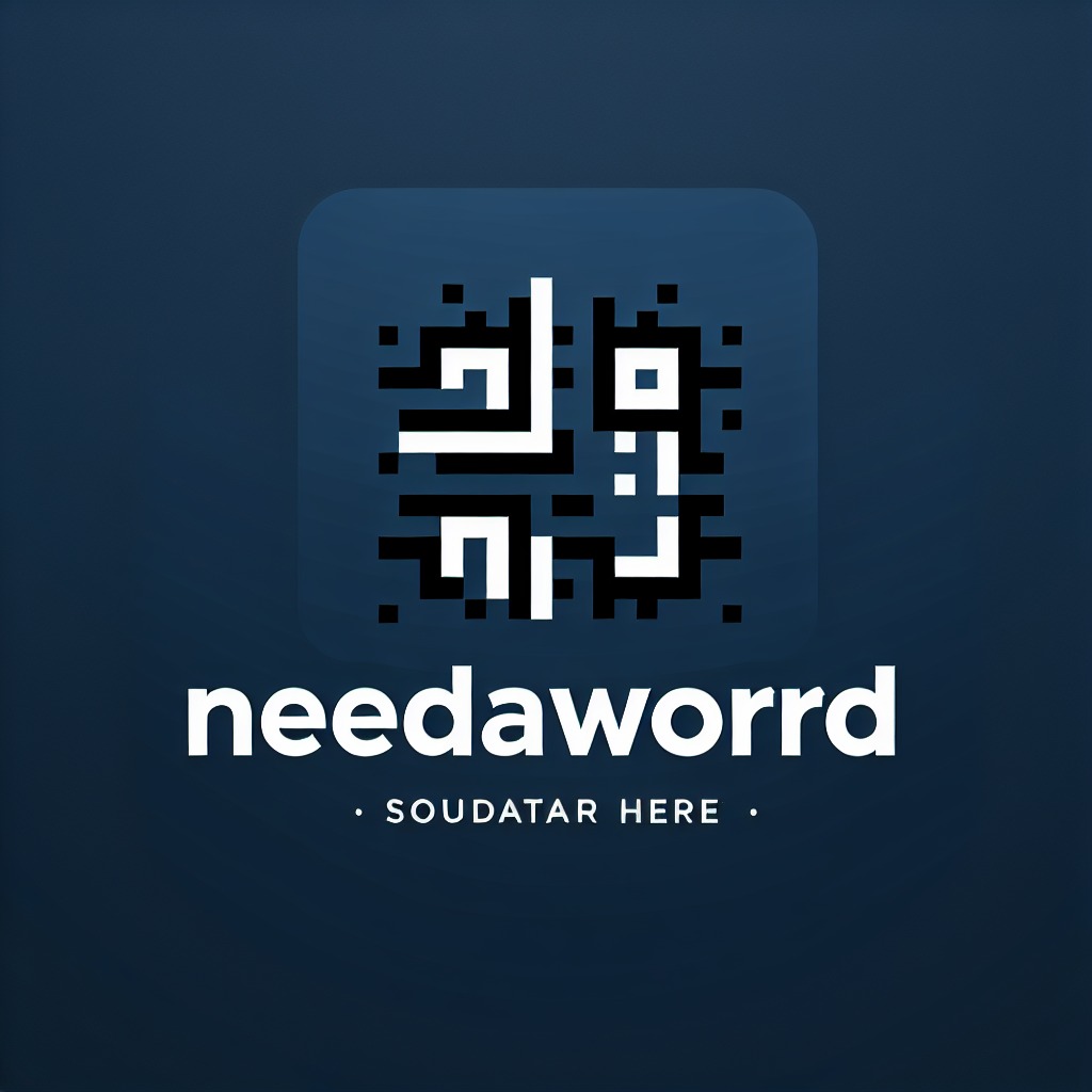 Logo concept for needaword.com.au