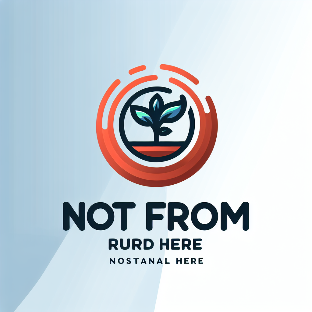 Logo concept for notfromroundhere.com.au
