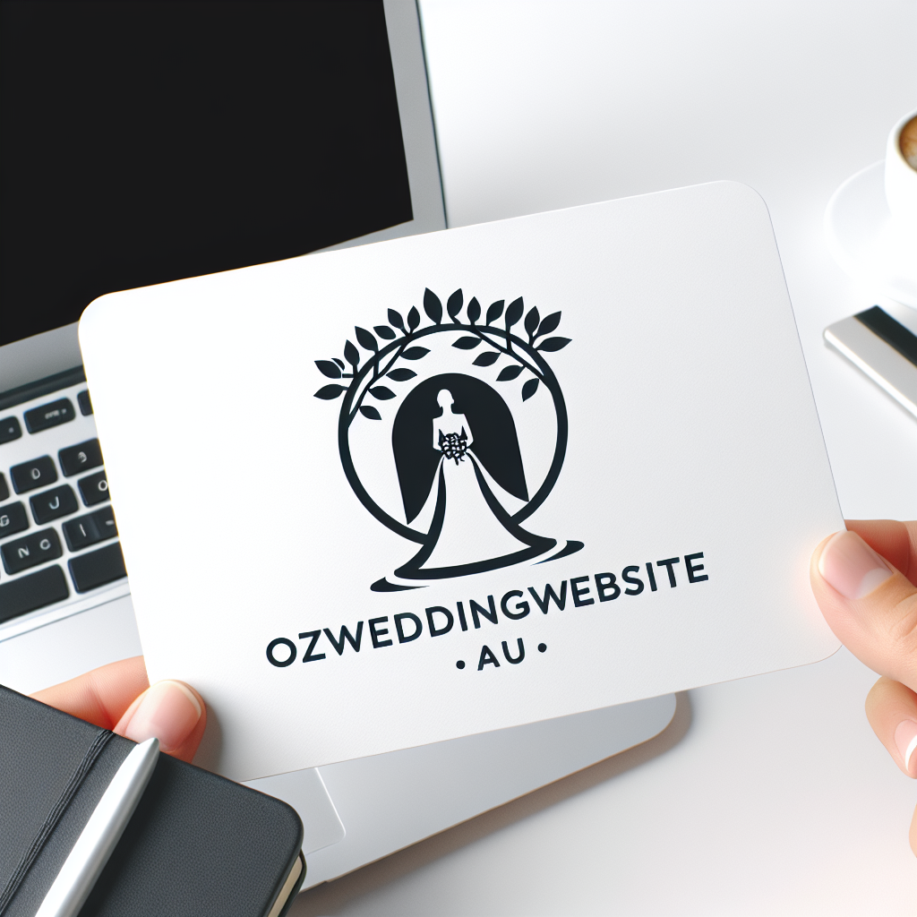 Logo concept for ozweddingwebsite.au