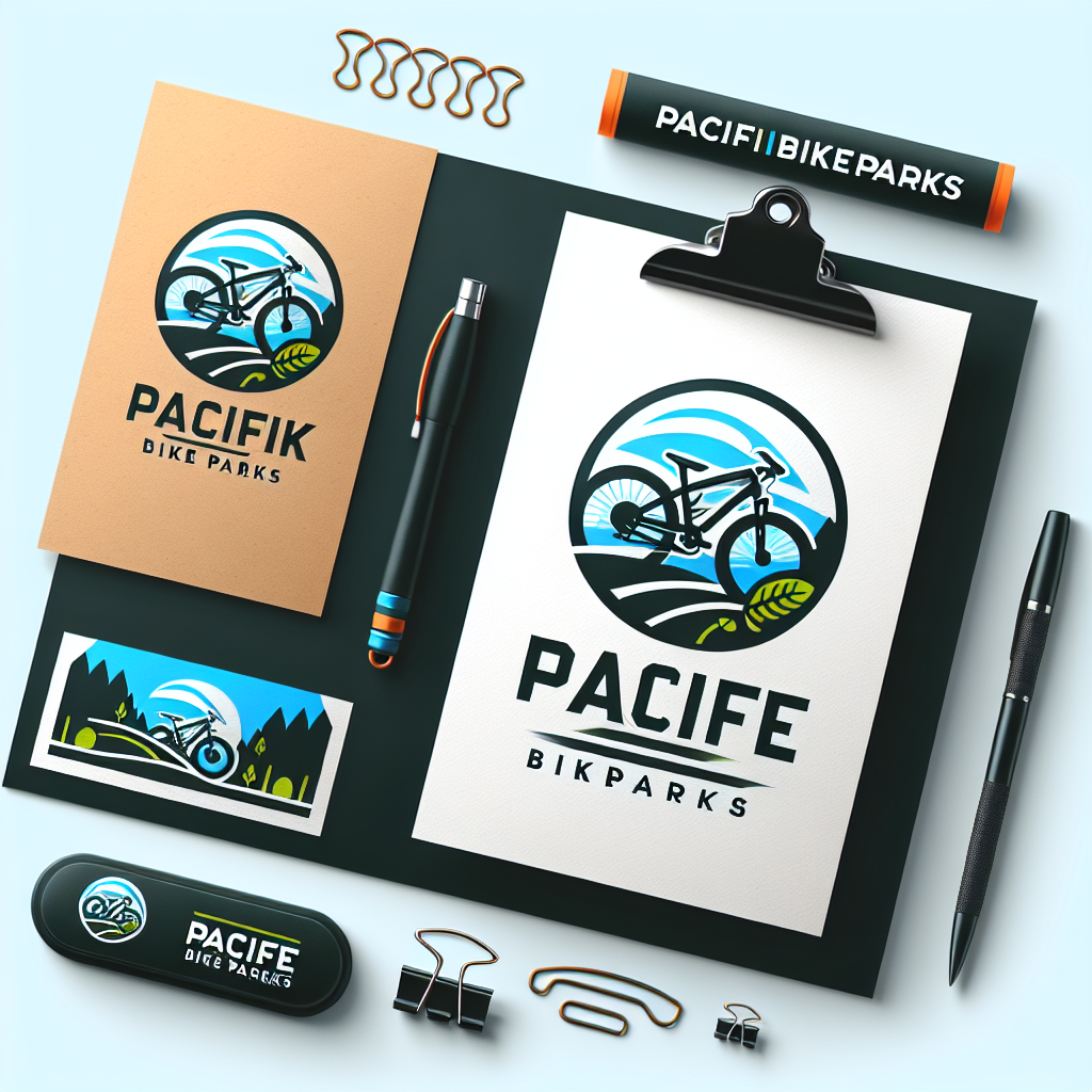 Logo concept for pacifikbikeparks.com.au