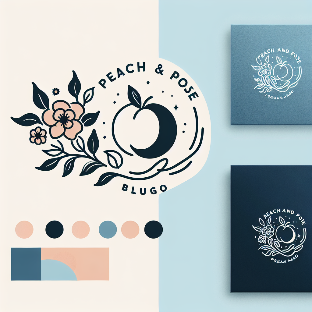 Logo concept for peachandposie.com.au