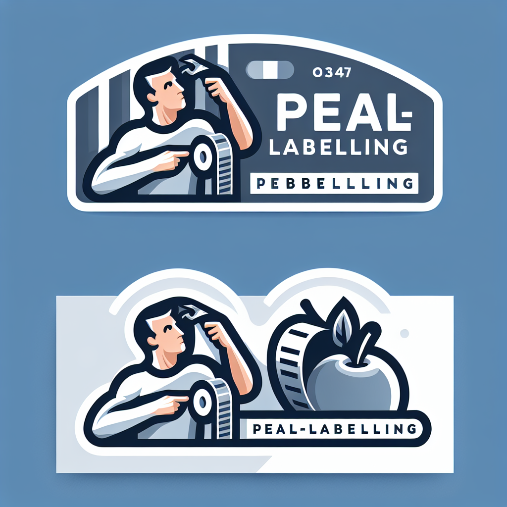 Logo concept for peal-labelling.com.au