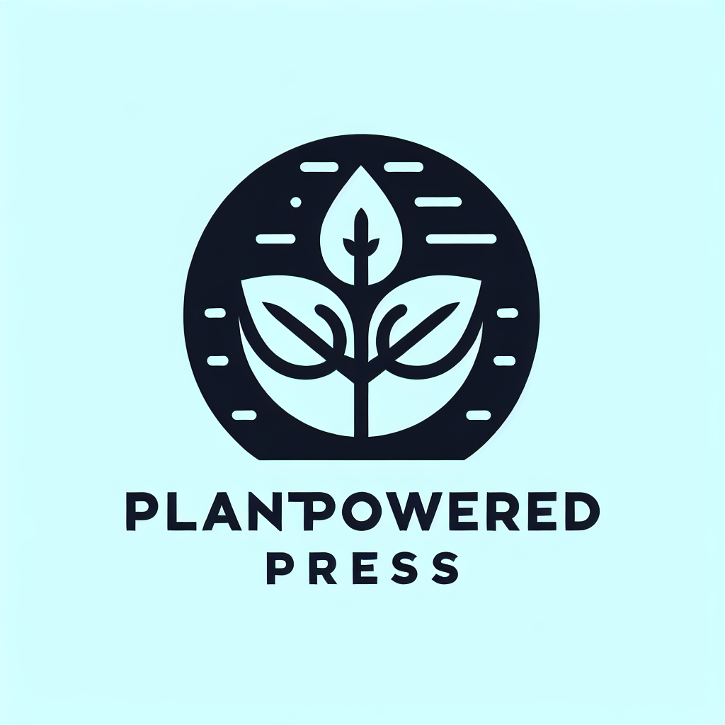 Logo concept for plantpoweredpress.com.au