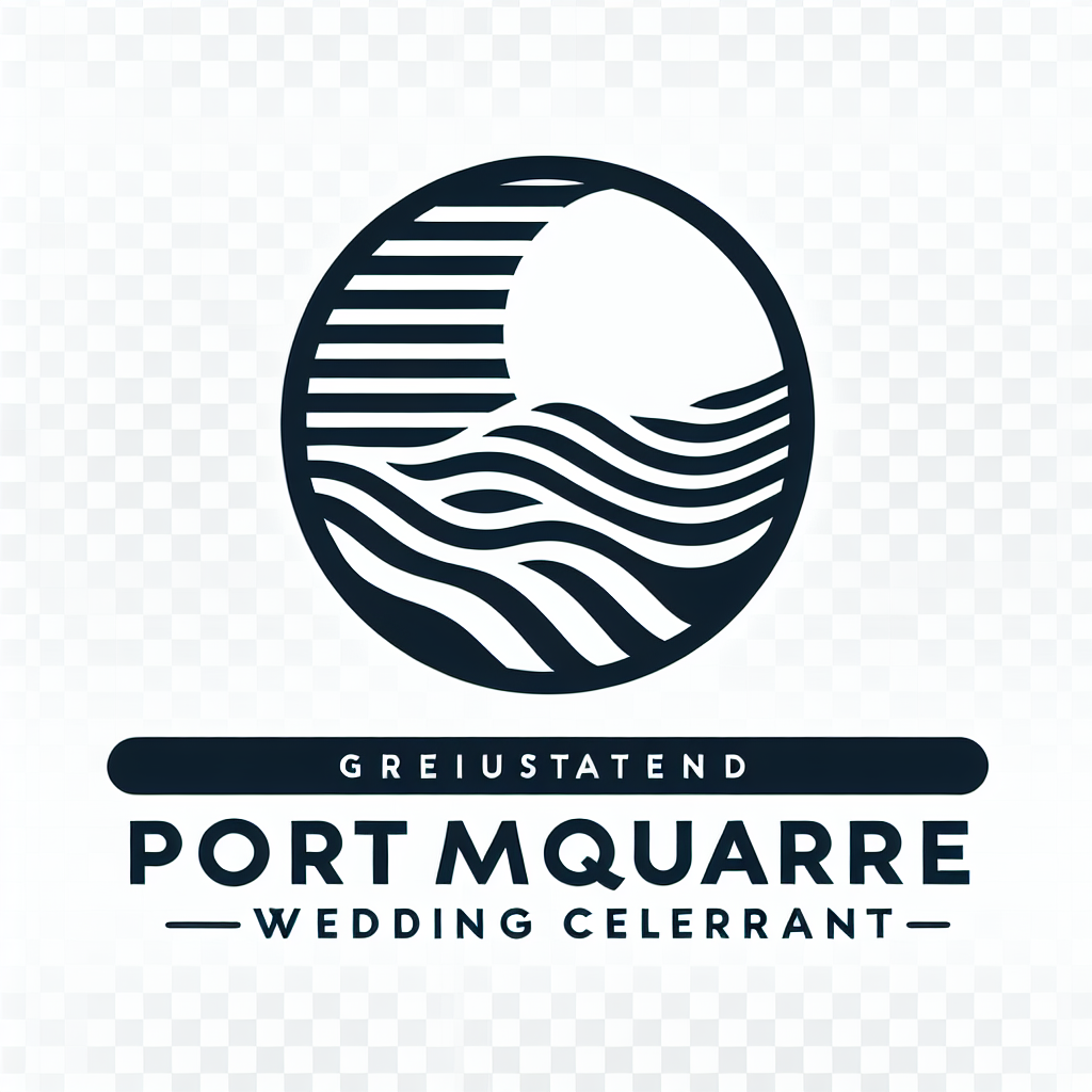 Logo concept for portmacquarieweddingcelebrant.com.au