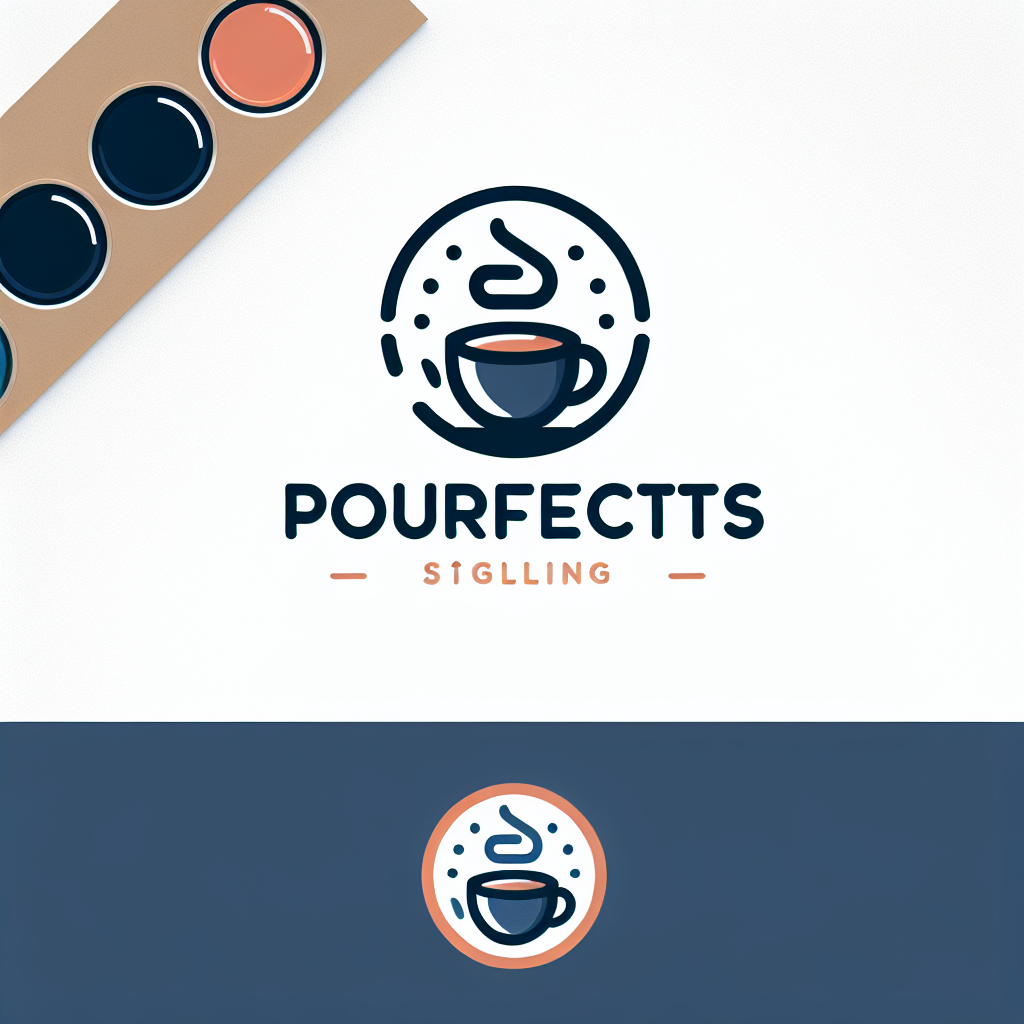 Logo concept for pourfectsips.com.au
