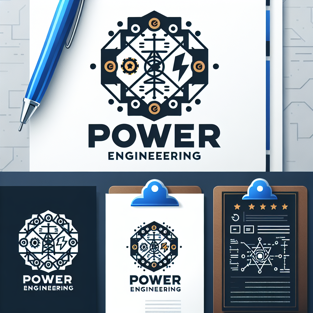 Logo concept for powerengineering.com.au