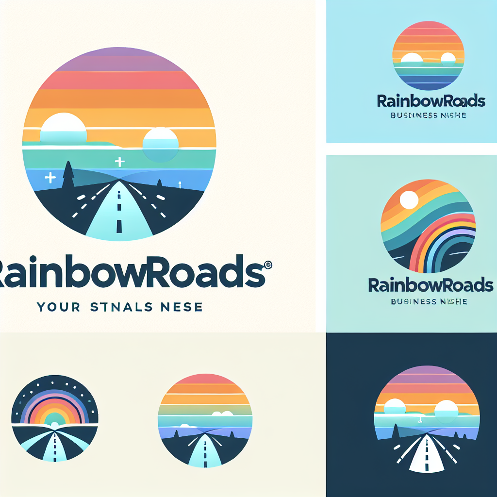 Logo concept for rainbowroads.com.au