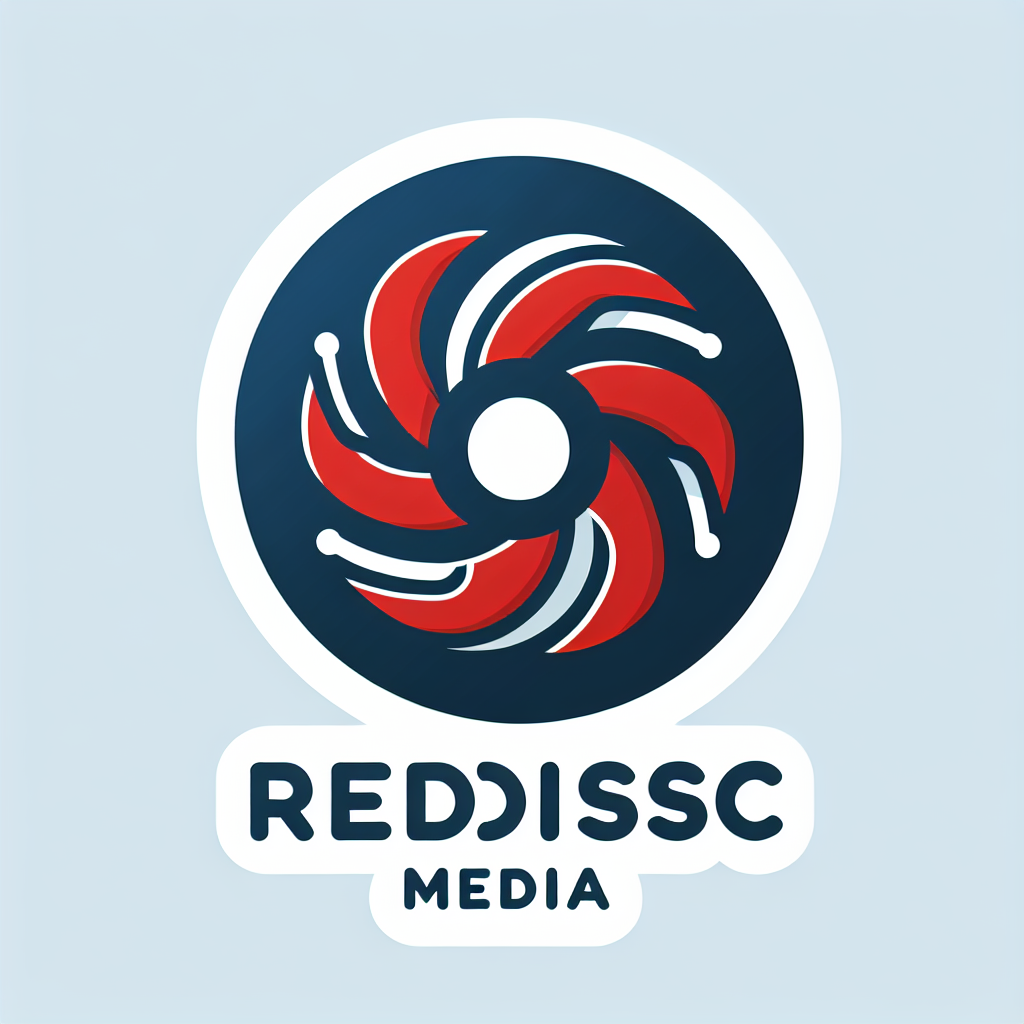 Logo concept for reddiscmedia.com.au