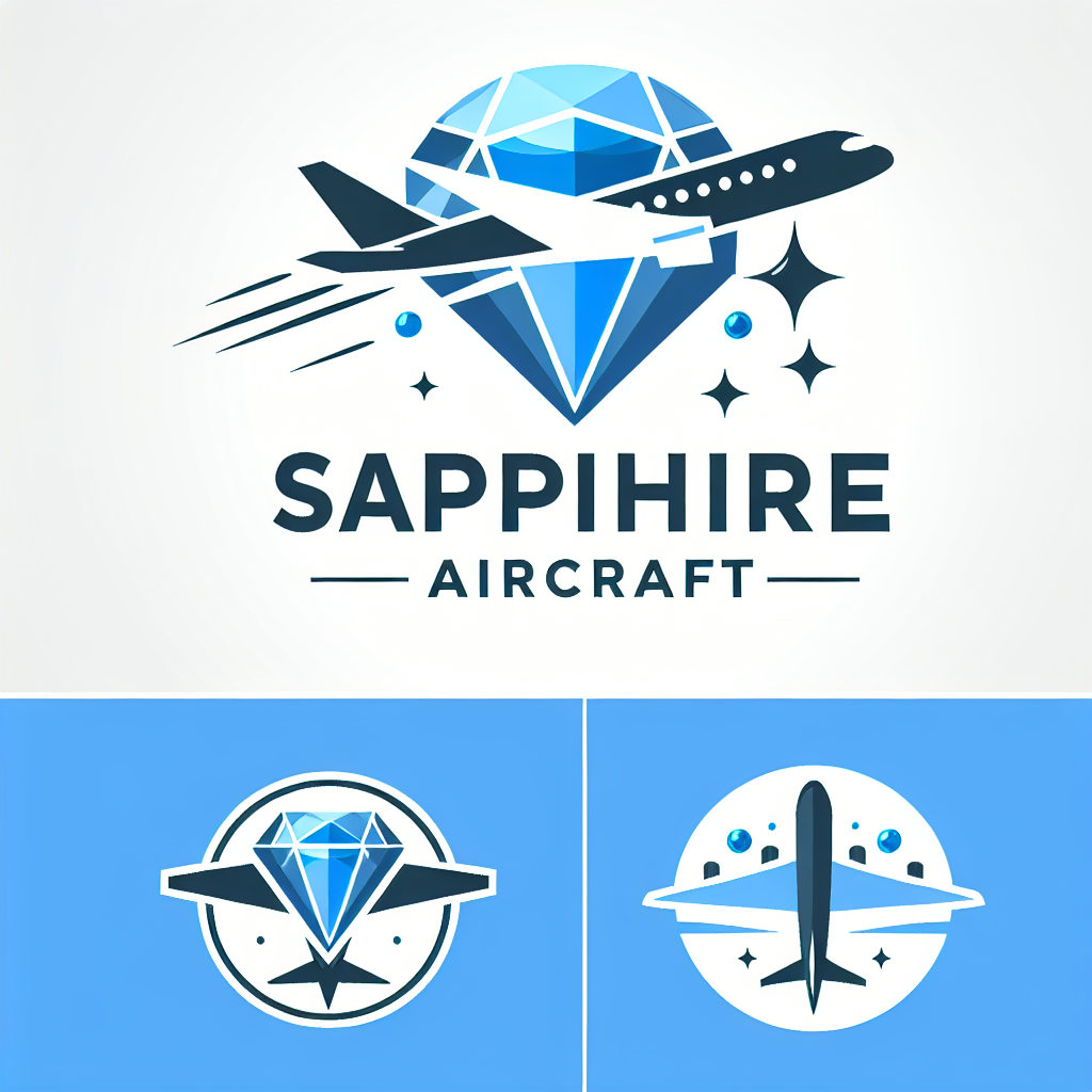 Logo concept for sapphireaircraft.com.au