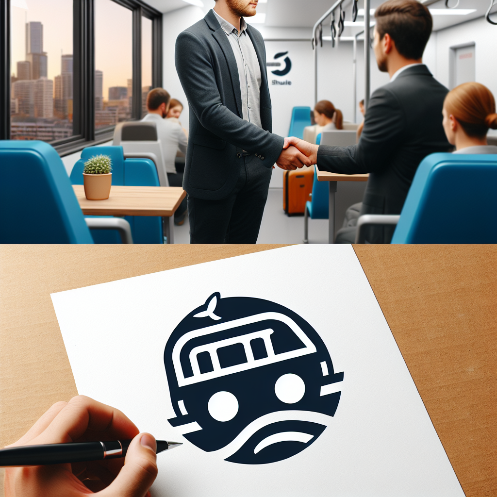 Logo concept for shareshuttle.au
