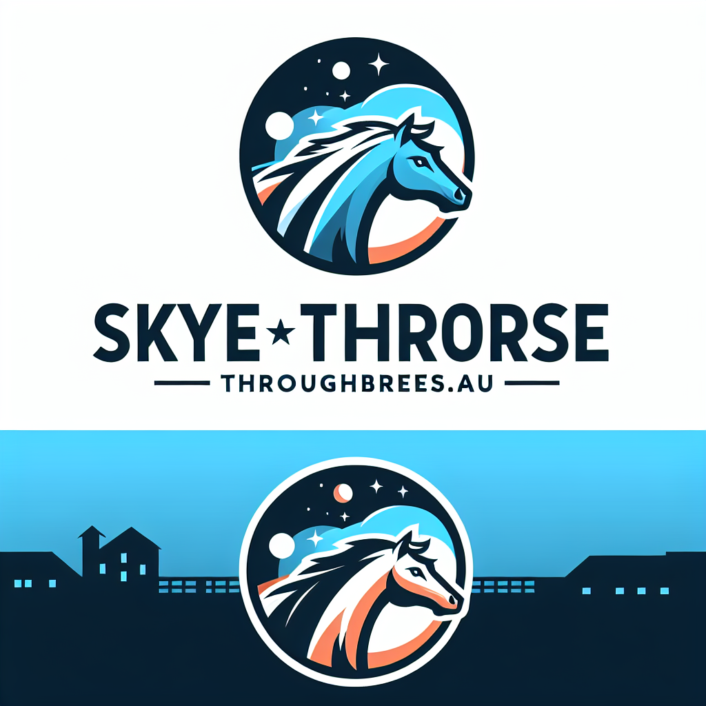 Logo concept for skyethoroughbreds.au