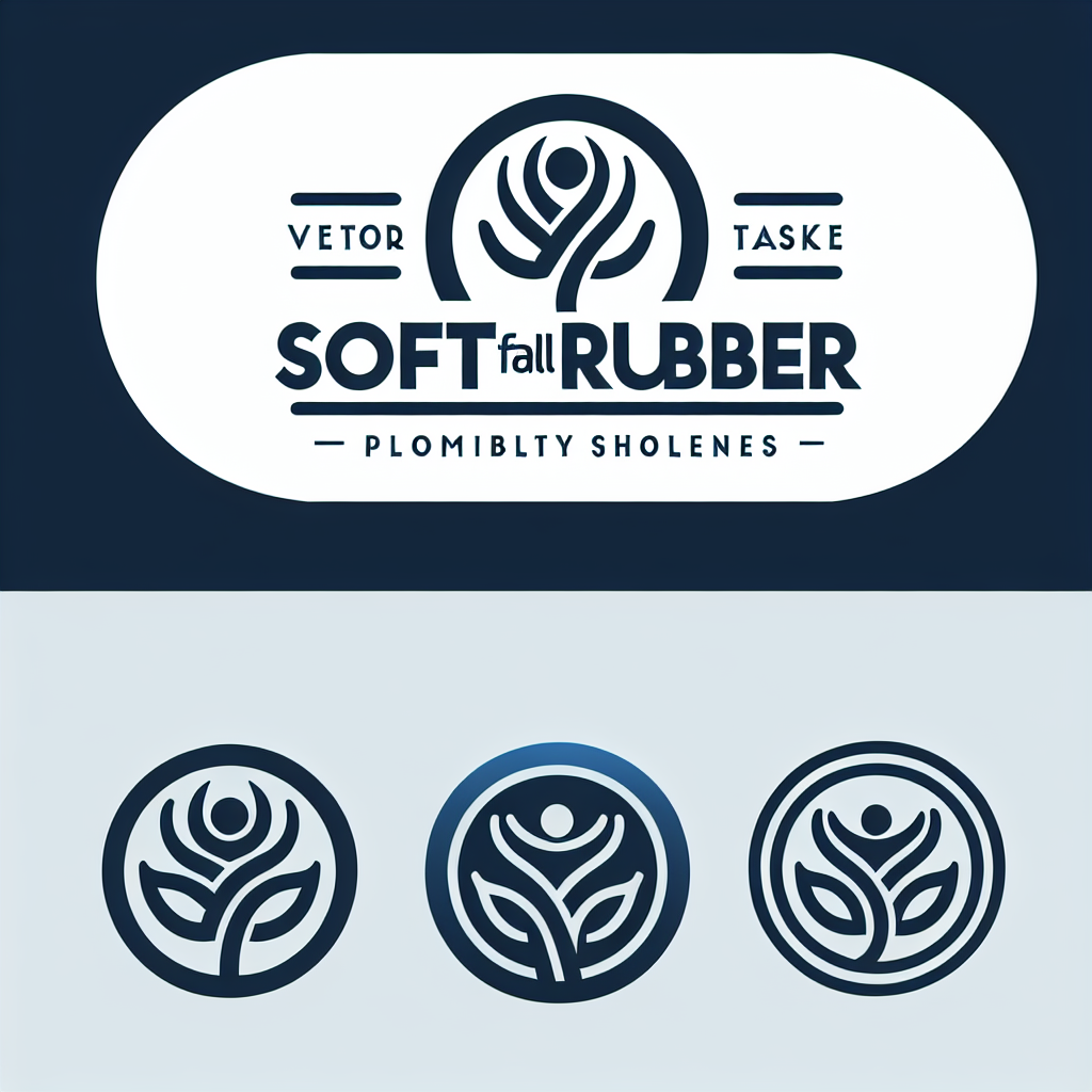 Logo concept for softfallrubber.com.au