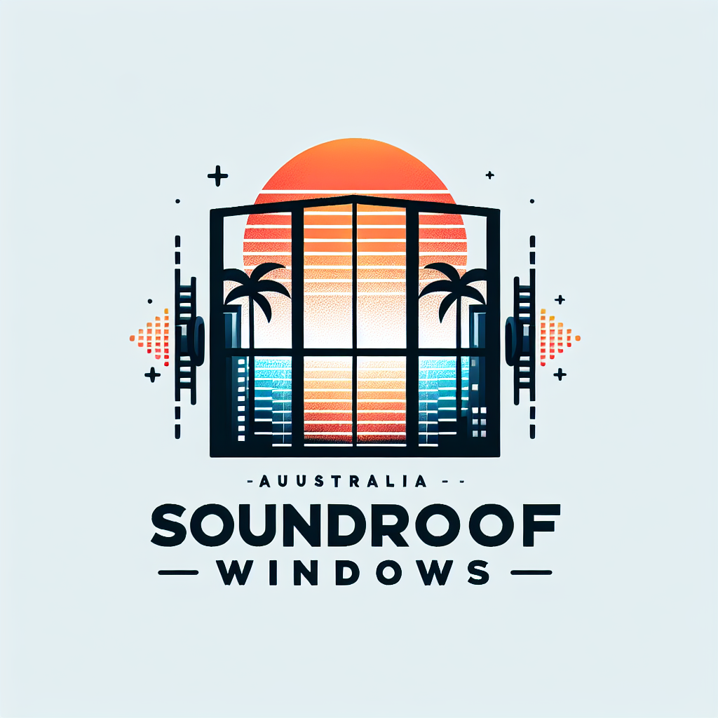 Logo concept for soundproofwindow.au